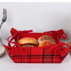 Panier à pain en coton 100% pur, nouveau style, design unique pour la pâtisserie professionnelle et à domicile - Product Image 4