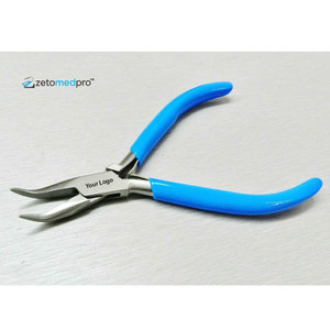 Alicates de Punta Curva de Acero Inoxidable de Alta Calidad de 120 mm, Herramienta para Trabajar con Alambre, para Joyería, Manualidades, Personalizados, ZETOMED PRO DIY - Product Image 1