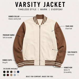 Chaqueta Bomber con Cierre Completo para Hombre, Fabricante de Ropa Exterior de Marca Privada OEM ODM - Product Image 6