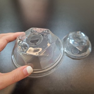 Custom logo Low price Factory Disposable Dia 90/93/95/120mm PET PP <b>Plastic</b> Lid Dome Flat Lids for <b>Plastic</b> <b>Cups</b> Transparent clear - Product Image 4