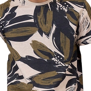 Camiseta de hombre de viscosa de bambú y algodón, estilo oversize, de moda 2026, corte holgado, casual, lisa, básica, cuello redondo, manga corta, precios bajos con MOQ bajo - Product Image 5