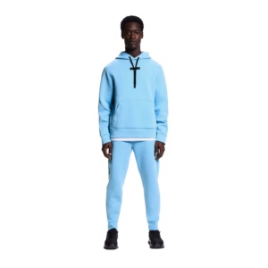 Conjunto Deportivo de 2 Piezas, Sudadera con Capucha y Pantalones Jogger, Talla Grande, Felpa, para Invierno, Ropa Deportiva Informal para Entrenamiento - Product Image 1