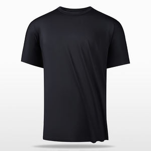 T-shirts pour hommes de haute qualité, personnalisables, respirants pour l'été, 180 grammes, jersey sportif à carreaux, manches courtes, couleur unie, design vierge - Product Image 1