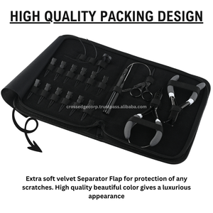 Meilleure vente d'outils d'extension de cheveux pince pour enlever les microbilles pinces à coiffer crochets à boucle en acier inoxydable ciseaux et doigt de séparation - Product Image 6