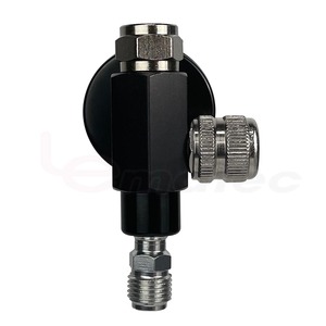 วาล์วควบคุมแรงดันลมอุตสาหกรรม LEMATEC แบบ DIY ตัวเรือนโลหะ พร้อมเกจวัด 0-140 PSI รุ่น AR-07 สำหรับเครื่องมือลมขนาด 1/4 นิ้ว ปืนพ่นสี OEM/ODM - Product Image 6