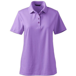 Nouvel arrivage, fabricant de vêtements de haute qualité, polo de couleur verte unie avec logo brodé pour femmes de BD - Product Image 3