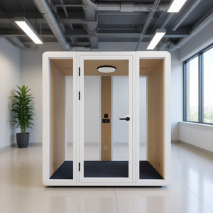 Cabinas Acústicas para Oficina Duo HIPOD, Cabina de Privacidad Interior con Paneles Acústicos para Oficina - Product Image 3
