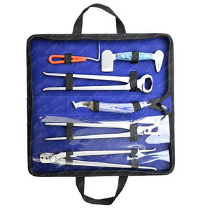 Kit d'outils de maréchal-ferrant en gros couteau à sabot, pince à clous, extracteur, pince et outil de sélection de sabot en acier forgé outils vétérinaires - Product Image 1