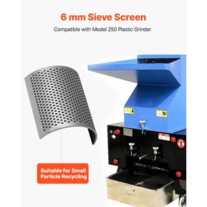 Rete in Acciaio di Alta Qualità e Durevole da 0,236 Pollici/6 mm per Trituratore di Plastica, Compatibile con Materiali PP e PVC - Product Image 2