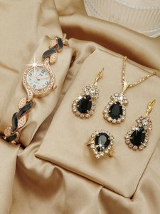 NW1424 4pcs Women Quartz Wristwatch Ladies Bracelet <b>Watch</b> - Product Image 2