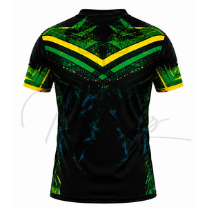 Uniformes de Rugby Personalizados en Oferta, Diseño Sublimado de Color Sólido, Manga Corta, Transpirable, de Secado Rápido, para Hombre Adulto, Nueva Llegada - Product Image 4