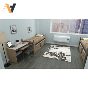 Ensemble table et chaises de bureau en bois dur, mobilier hôtelier et étudiant en bois et fabriqué au Vietnam - Product Image 1