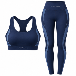 Ensemble de soutien-gorge de sport et legging pour femmes, vente en gros, marque privée, fitness, entraînement, yoga - Product Image 5