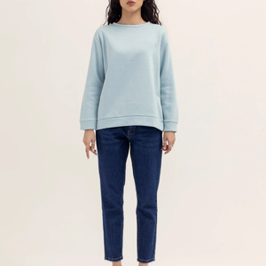 Sweat-shirt à capuche oversize tendance pour femme, col rond, 100% coton, haute qualité, hiver, respirant, séchage rapide - Product Image 2