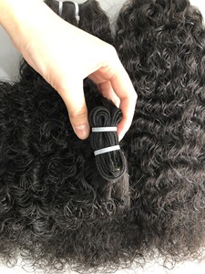 Extensiones de Cabello Remy ondulado y liso, tejido de cabello 100% humano, trama a máquina, oferta - Product Image 2
