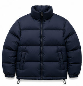 Chaqueta Acolchada de Cuello Alto para Hombre, Cierre de Cremallera, Estilo Casual, Calidad Premium - Product Image 1