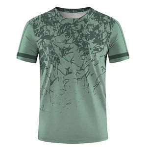 T-shirts unisexes personnalisés par sublimation pour un usage décontracté, de haute qualité, respirants et anti-UV, à manches courtes et coupe ajustée - Product Image 1