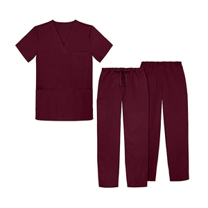 OEM Slim Fit Zipper Stretch <b>Scrub</b> Sets New Style Breathable Nurse <b>Uniforms</b> Top/Hospital <b>Uniforms</b> Design - Product Image 6