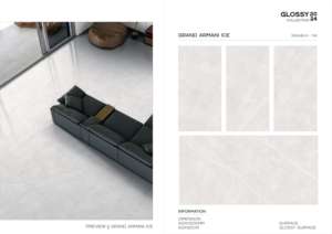 Carreaux de porcelaine émaillée polie de qualité professionnelle 24x48 pour revêtements de sol intérieurs, projets commerciaux et résidentiels - Product Image 3