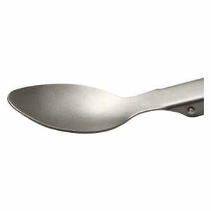 ECO-FRIENDLY OUTDOOR ULTRALIGHT CAMPING HIKING PICNIC TITANIUM FOLDING SPOON - Product Image 2