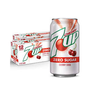 7UP Cherry <b>Zero</b> <b>Sugar</b> 355ml Cans in Bulk for Restaurants Hotels and Catering Services - Product Image 1