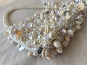 Handmade Embroidered Beaded <b>Sequined</b> Evening Clutch Bag Luxury Bridal Wedding Purse Ethically Sourced Party <b>Handbag</b> - Product Image 2