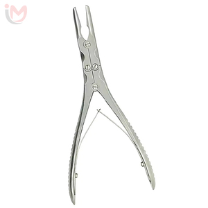 Pince à os en acier inoxydable de haute qualité, type Cleveland courbée 6,5 pouces, pour chirurgie orthopédique, OEM - Product Image 4