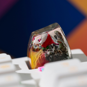 Teclas Místicas de Anime, Teclas Artesanales Personalizadas, Teclas Anime Lindas, Teclas Verdes, Juego de Teclas, Teclas de Resina - Product Image 6