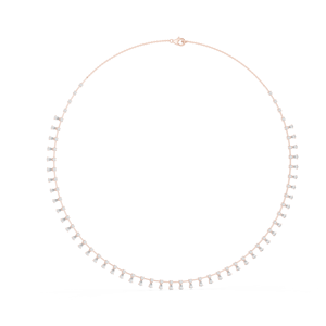 Collier Pendentif Starlace en Or Blanc 18 carats Plaqué Rhodium avec Diamants de Laboratoire Taillés 6,3 carats pour Fêtes/Mariages/Événements Glamour - Product Image 5