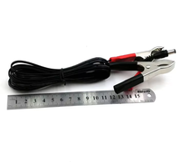 Câble de charge pour voiture avec prise DC vers pince crocodile, adaptateur d'alimentation pour connexion et charge de batterie de véhicule
