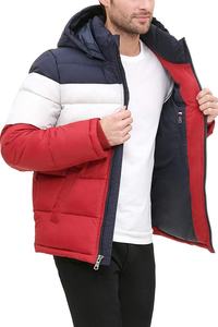 Fully Customized Men's <b>Waterproof</b> Canvas Puffer <b>Jackets</b> Polyester Wadding Filled <b>Winter</b> DDP Shipping - Product Image 2