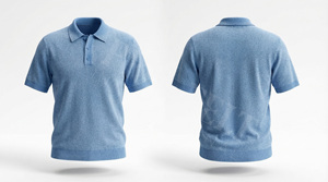 Polo homme en coton et polyester de haute qualité, doux, respirant, coupe classique, manches courtes, col boutonné, vêtements décontractés et chemises de golf - Product Image 2
