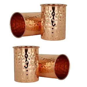 Gobelet en verre et cuivre artisanal, écologique, de qualité export, pour la production en gros, taille personnalisée, compatible lave-vaisselle, unisexe, moderne - Product Image 4