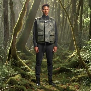 Chaleco de Caza Personalizado al por Mayor, Súper Fantástico, de Alta Calidad, para Caza de Aves y Bosques, Venta en Línea, Camuflaje Turco - Product Image 5