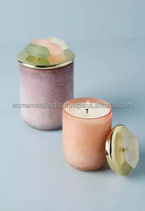 <b>Pink</b> Cylindrical <b>Candle</b> Wax Jar Elegant Home Gifts and Decor Custom Packaging OEM Available Stylish and Unique Design - Product Image 2