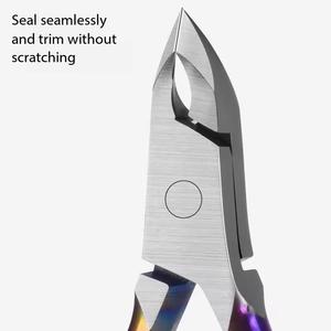 MORJE Professional Stainless Steel Dead Skin Clippers Flat Straight Blade Sharp Tip For Finger Adult Simple Style <b>Nail</b> <b>Tool</b> - Product Image 4