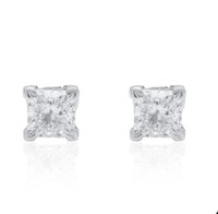 Boucles d'oreilles en or 14 carats de luxe avec diamants naturels ronds taille brillant pour femme, bijoux de mariage, de fiançailles et de fête