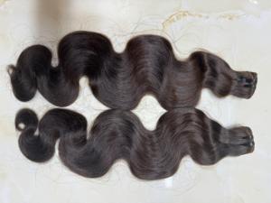 Venta al por mayor de doble máquina de trama de pelo rizado de color natural de cabello humano virgen crudo de tamaño completo - Product Image 4