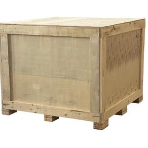High Quality Custom Logo Engraved Solid <b>Wooden</b> <b>Crate</b> for Shipping Low MOQ 40Cb Overflow From Vietnam Factory - Product Image 1