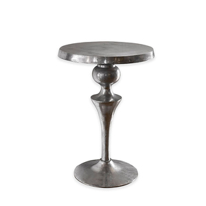 Wholesale Modernist Metal Candle Stand <b>Silver</b> Brushed Pillar Holder Set Contemporary Art Deco Home Accessories - Product Image 5