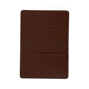 Nouveauté Portefeuille de voyage en cuir véritable écologique unisexe ouvert et portable avec logo personnalisé - Product Image 3