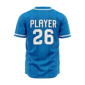 Uniforme de Béisbol Personalizado con Botones, Sublimado, para Equipos Deportivos, Fabricación OEM ODM - Product Image 2