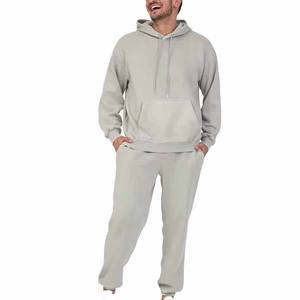 Conjunto Deportivo para Hombre 2026, con Logotipo Personalizado, de Felpa Técnica, 2 Piezas, Sudadera con Capucha y Pantalones Gruesos para Correr - Product Image 3