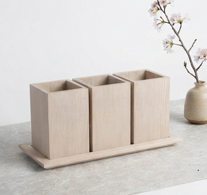 Support à Couverts en Bois de Mangue Sur Mesure – Meilleure Vente – Organisateur d'Ustensiles en Bois pour la Cuisine - Product Image 4