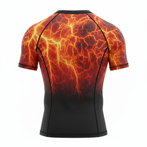 Premium sublimated rash guard <b>shirt</b> for men women kids MMA BJJ jiu jitsu no gi training durable compression wholesale swimwear - Product Image 2