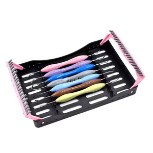 Kit de 7 Piezas de Instrumentos de Restauración Dental con Mango de Silicona y Acero Inoxidable, Autoclavables - Product Image 3