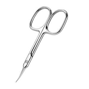 Tijeras Profesionales para Cutículas Extra Finas, Curvas, de Acero con Alto Contenido de Carbono, Hojas de Grado Quirúrgico, para Diestros, Manicura, Adultos - Product Image 5