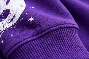 Wholesale High Quality Knitted Fleece Pullover Hoodie Punk Pocket <b>Skull</b> Graphic Print Oversized Casual Autumn Winter Apparel - Product Image 3