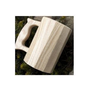 Premium Wooden Beer Glass Handmade Solid Wood Modern Style Eco-Friendly <b>Large</b> Capacity Boiling Water Applicable Drinkware - Product Image 5