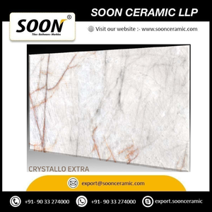 Dalle de comptoir en quartzite et marbre Côte d'Azur, pierre naturelle, pour îlot de cuisine moderne, table de salle de bain pour maison et villa - Product Image 5